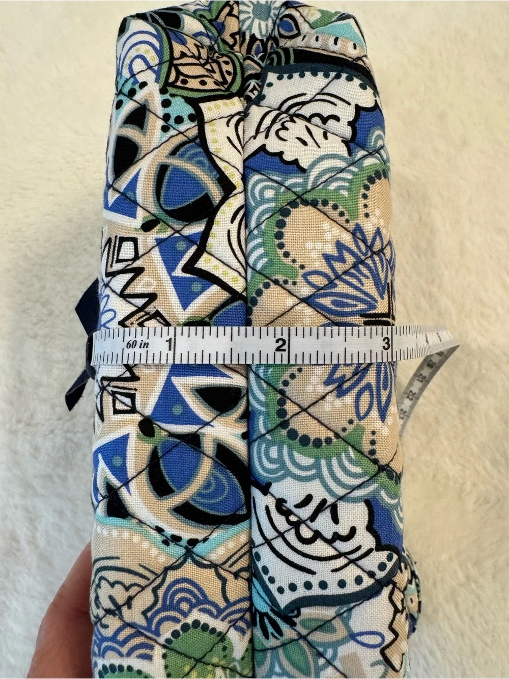 Vera Bradley Sketched Medallion Cosmetic Make Up Bag